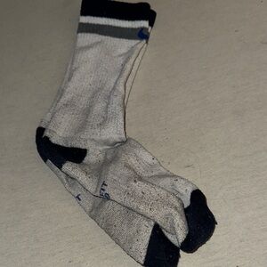 Kids Nike Gray and Black Socks